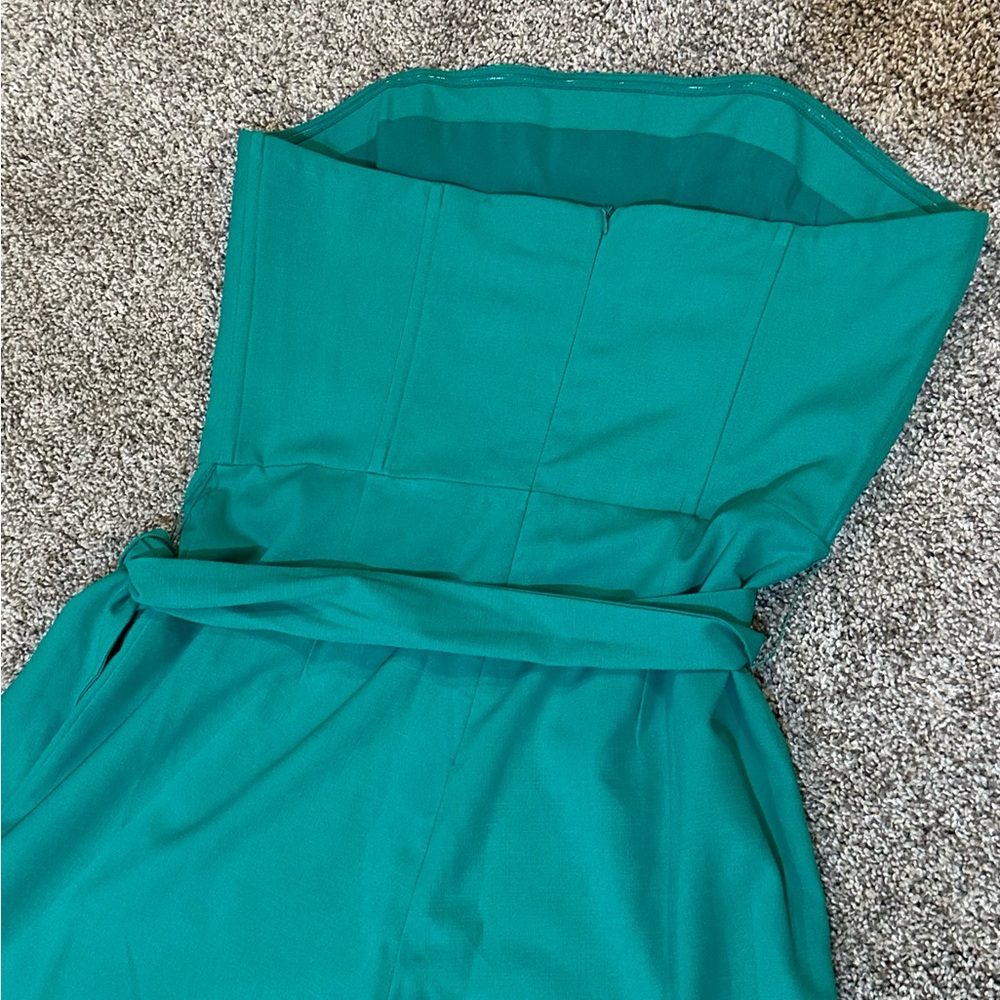 Lucy Paris Green, Strapless Jumpsuit - Picture 5 of 6